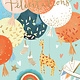 Louise Tiler Designs Felicitation (balloons with giraffe)