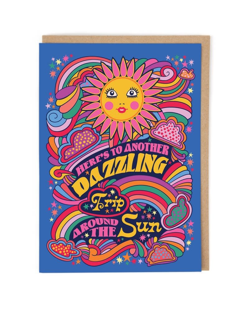 Cath Tate Cards Heres to Another Dazzling Trip Around The Sun