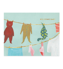 Half Penny Postage Welcome Baby (clothesline)