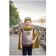 Great Pretenders Sir Wolfheart Tunic, Cape & Crown, Size 5-6