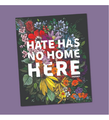 Transpainter Hate Has No Home Here sticker