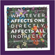 Transpainter Whatever Affects One - Martin Luther King quote  sticker