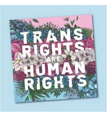 Transpainter Trans Rights Are Human Rights sticker