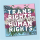 Transpainter Trans Rights Are Human Rights sticker