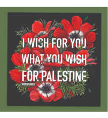 Transpainter I Wish For You What You Wish For Palestine sticker