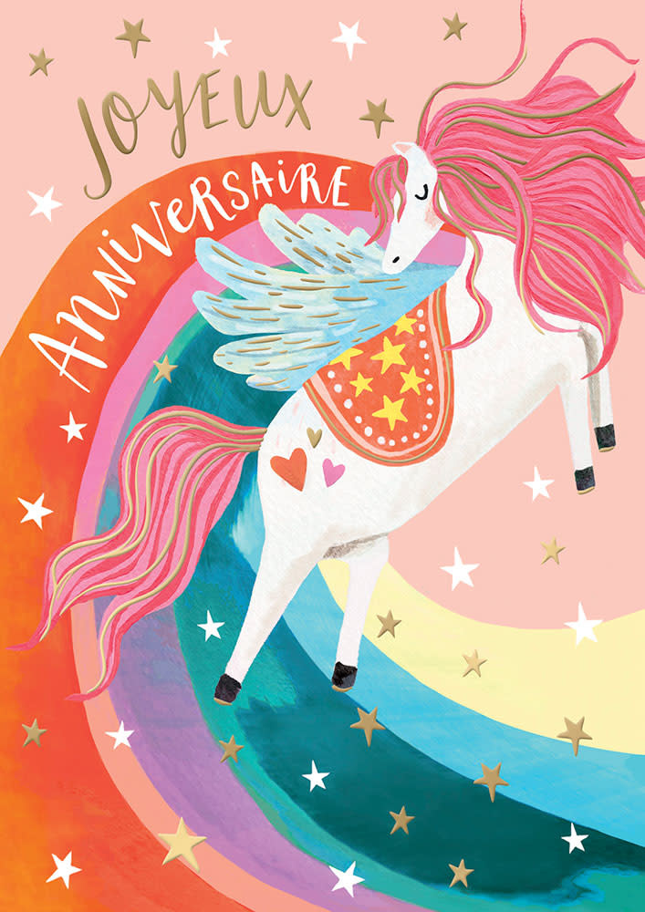 Louise Tiler Designs Joyeux Anniversaire (licorne)