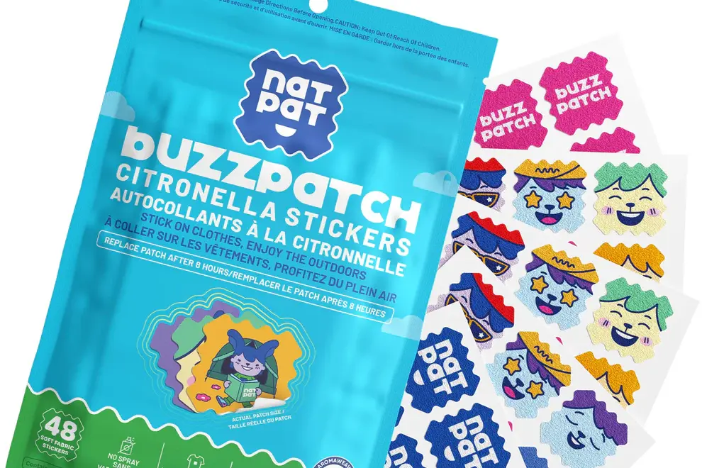Natural Patch NATPAT mosquito repellent stickers - 60-pack (0+)