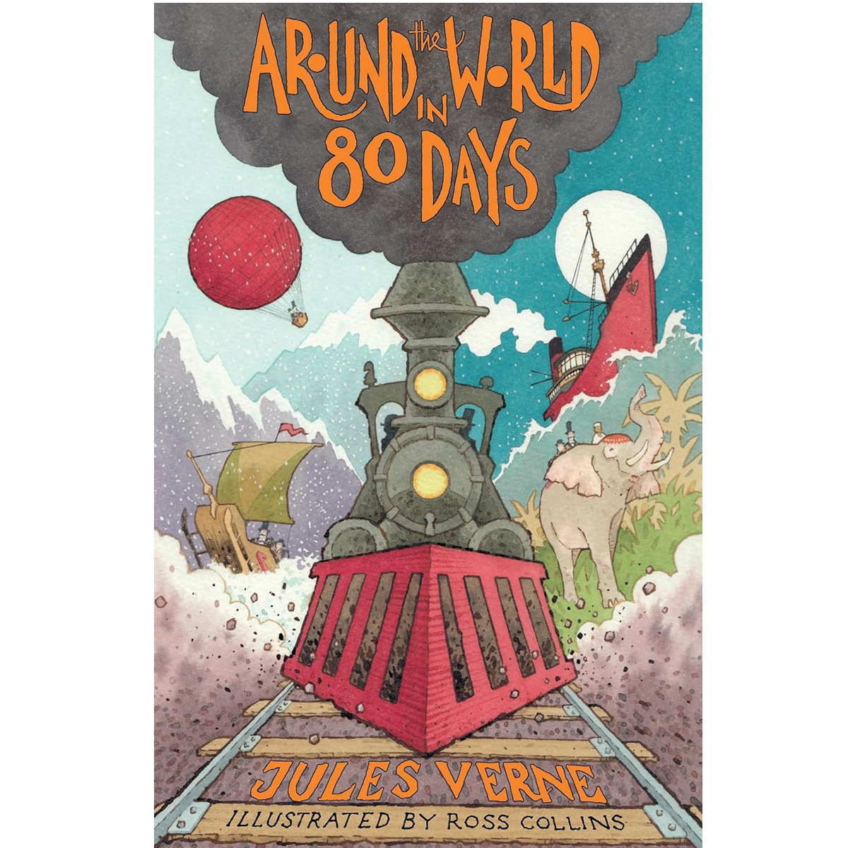 Alma Junior Classics Around the World in Eighty Days - Jules Verne (8+)