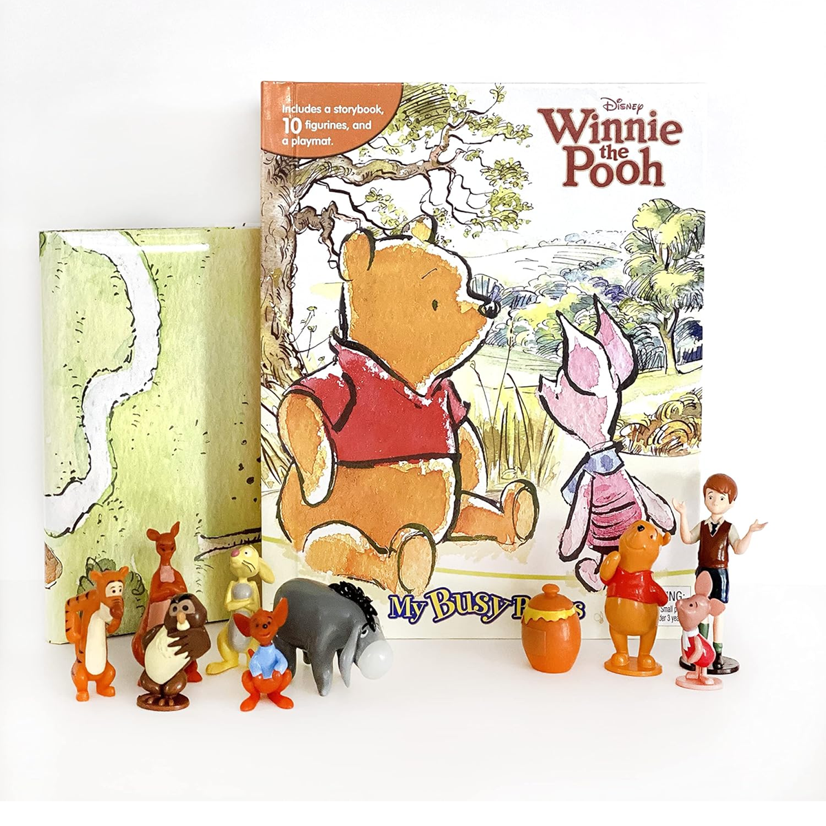 Disney Winnie-the-Pooh Busy Books - book and playset