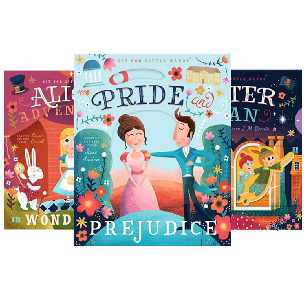 Lit for Little Hands: Activity Board Books (+3)