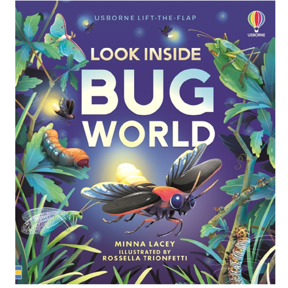 Usborne Usborne Lift-the-Flap Look Inside Bug World - Minna Lacey (5+)