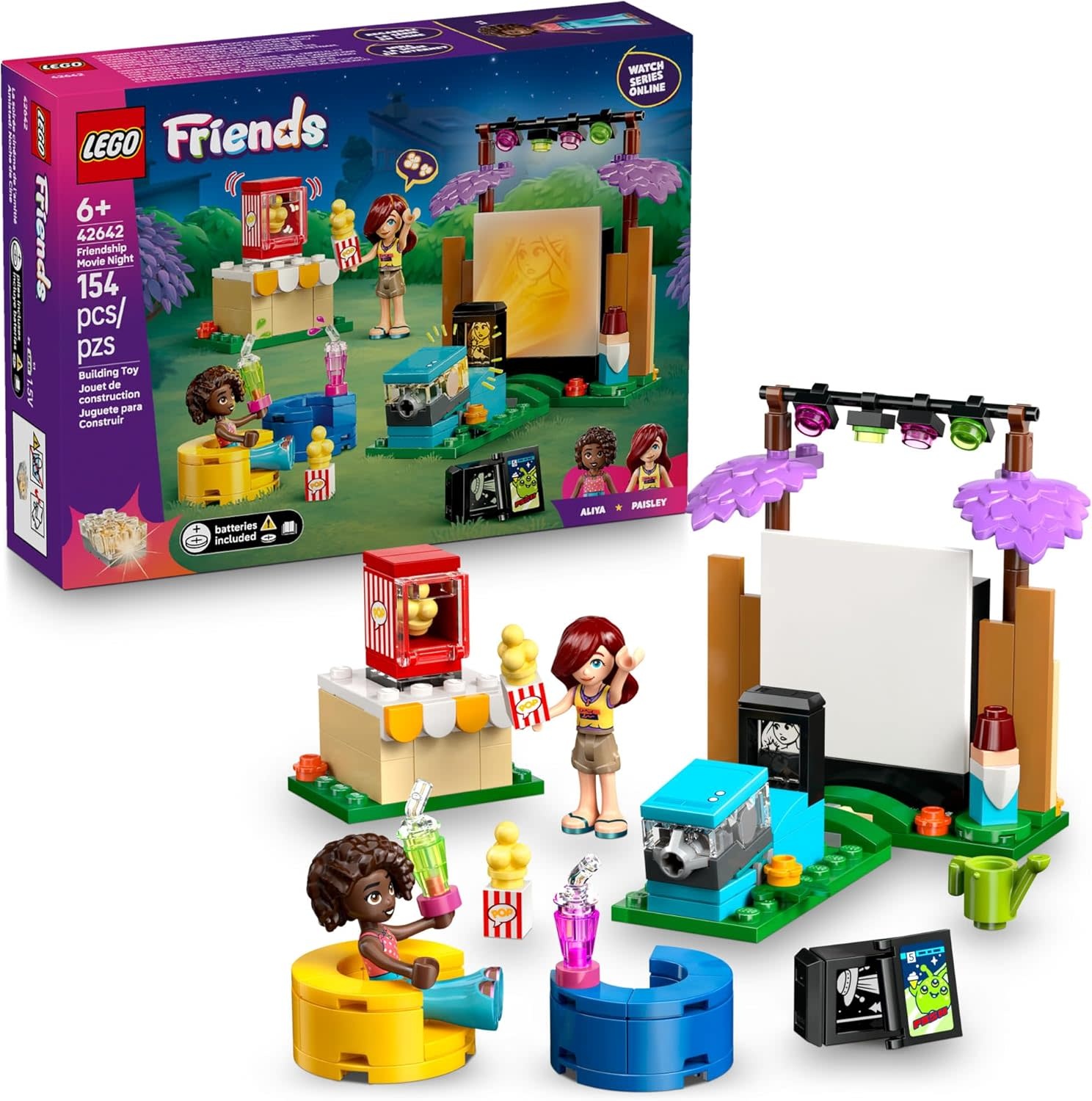 Lego Lego Friends Friendship Movie Night 42642 (154pcs) (6+)