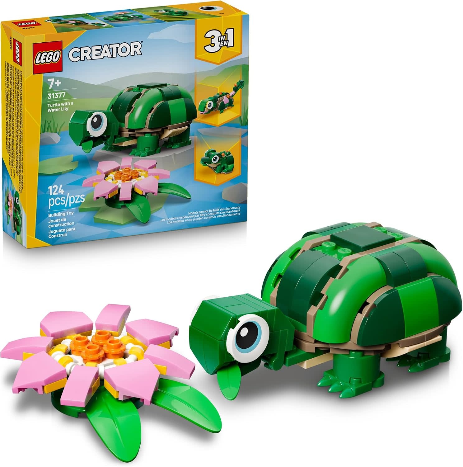 Lego Lego CREATOR 31377 3-in-1 Turtle/Frog/Chameleon (124pcs) 7+