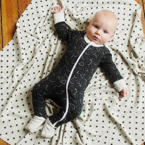 Parade Organics Parade Organics Long Sleeve '2-way' Zip Romper
