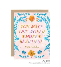 Biely & Shoaf You Make This World More Beautiful Happy Birthday (Biely&Shoaf)