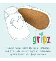 Inch Blue Inch Blue Rubber-Soled Baby Shoes