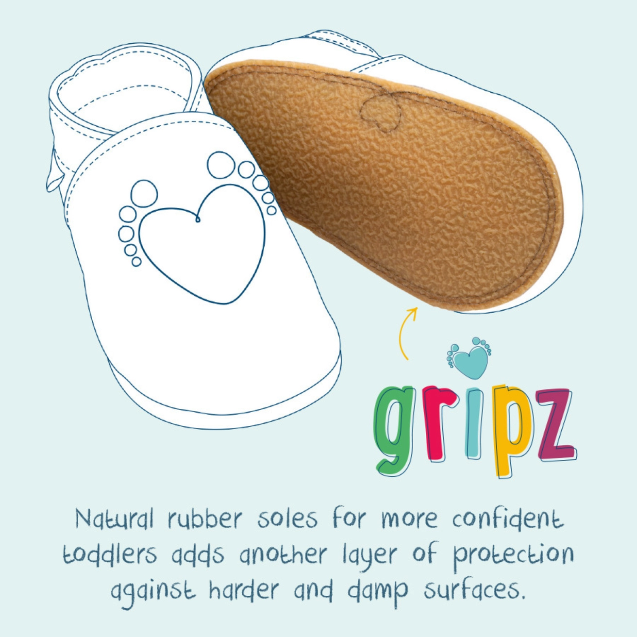 Inch Blue Inch Blue Rubber-Soled Baby Shoes