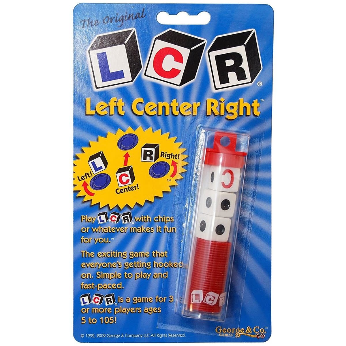 George&Co. Games LCR (Left Center Right) Dice game (5y-105!)