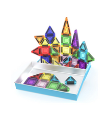 Picasso Tiles Nano Magnetic Building Tiles Construction Travel Set - 40 pcs (3+)