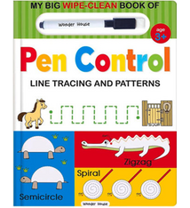 Shoebox My Big Wipe Clean Book of Pen Control (3+)