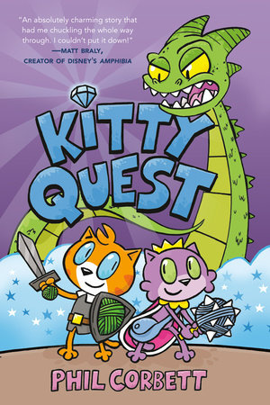 Razorbill Penguin Graphic Kitty Quest Graphic Novel by Phil Corbett (7-10yrs)