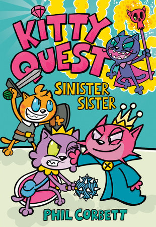 Razorbill Penguin Graphic Kitty Quest Graphic Novel by Phil Corbett (7-10yrs)