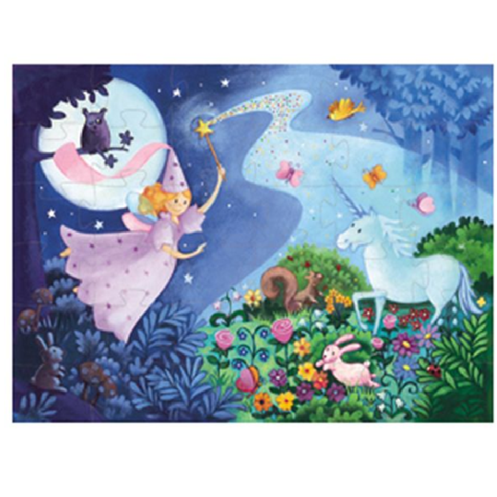 djeco Silhouette Puzzle (36 pcs) - Fairy (4+)