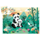 djeco Silhouette Puzzle (24 pcs) - Leo the Panda (3+)