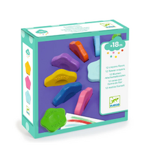 djeco 12 Flower Crayons (18m +)