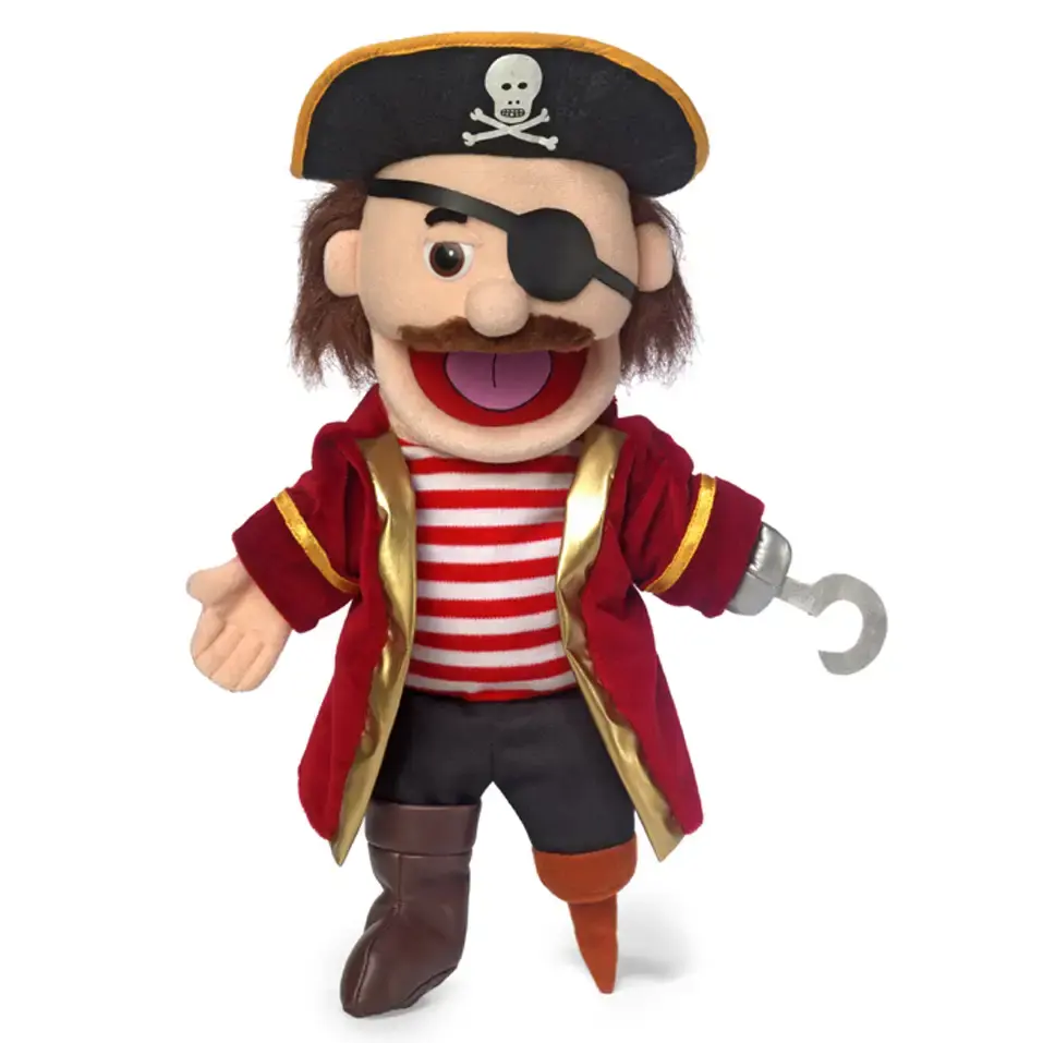Silly Puppets Pirate with Peg Leg14"
