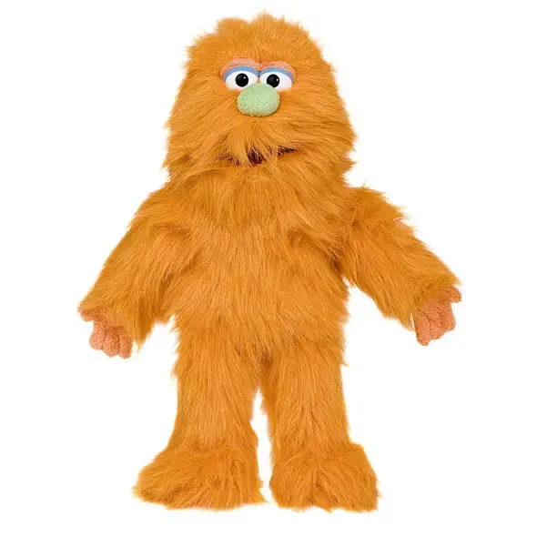 Silly Puppets Orange Monster 14"