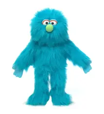 Silly Puppets Blue Monster 14"