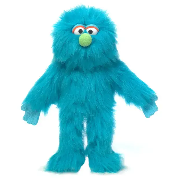 Silly Puppets Blue Monster 14"
