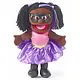 Silly Puppets Superhero Girl (dark brown skin) 14"