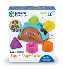 Learning Resources Spike: the Fine Motor Hedgehog Poppin' Shapes Sorter (18m+)