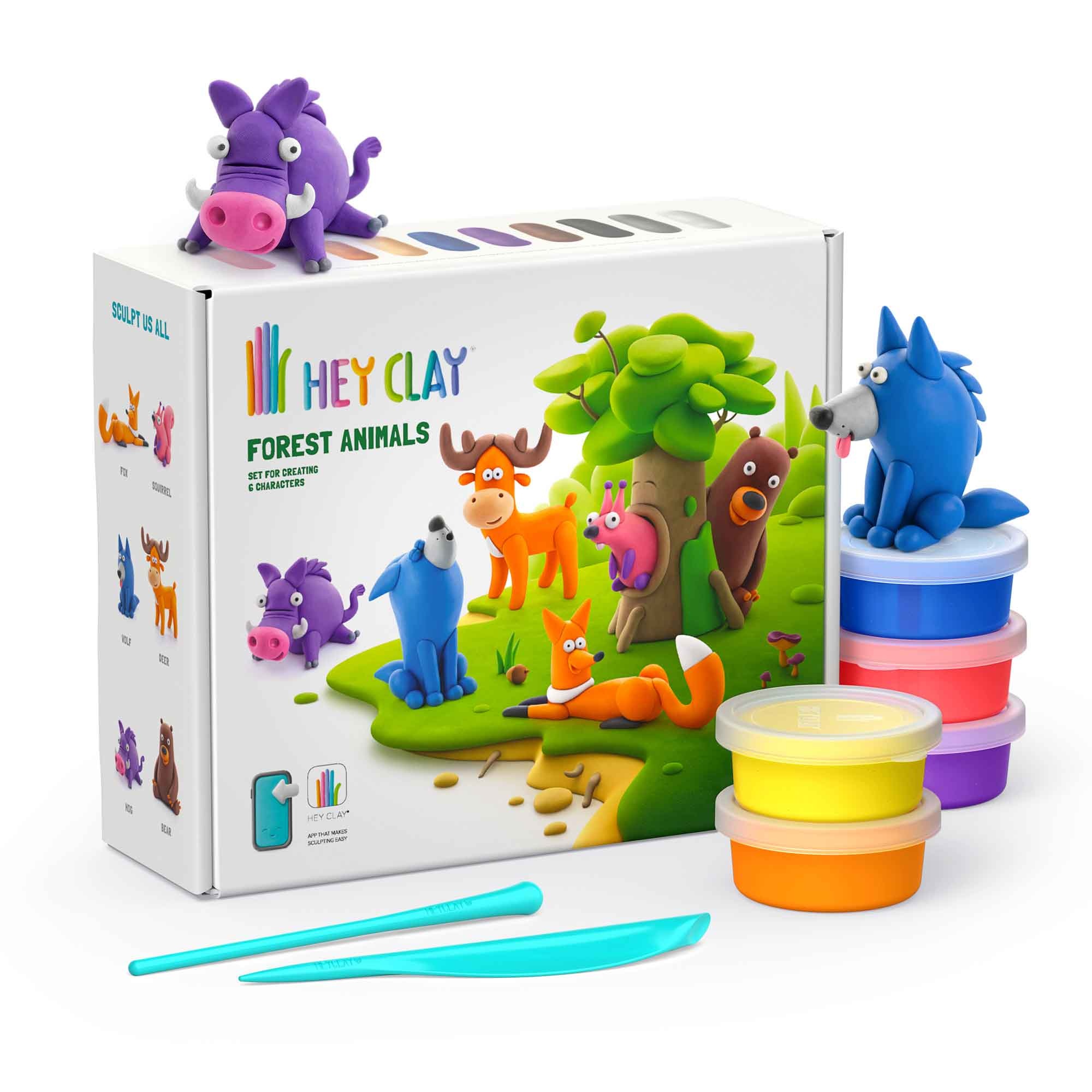 Playwell Hey Clay Set For Creating (230g) (3+)
