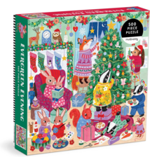 Mudpuppy Evergreen Evening - Family Puzzle (500 pieces)