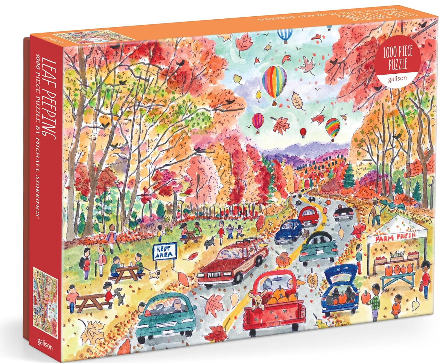 Galison Michael Storrings Leaf Peeping puzzle (1000 pieces)