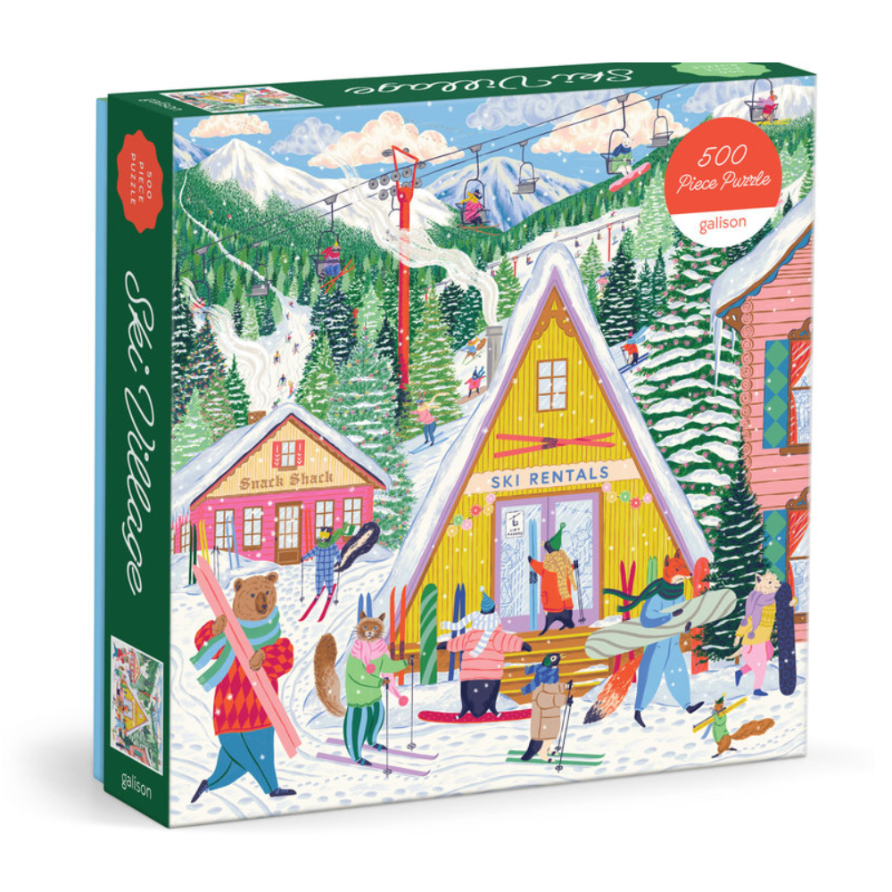 Galison Ski Village  puzzle (500 pieces)