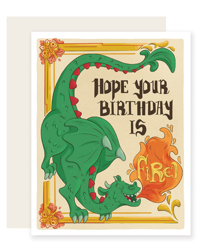 Think of Me Hope Your Birthday is Fire