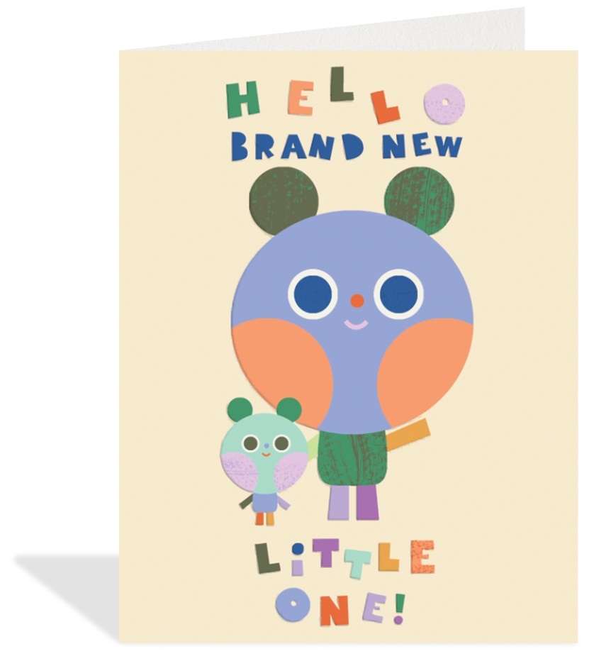 Half Penny Postage Hello Brand New Little One!
