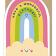 Have a Wonderful Birthday (rainbow/cloud)