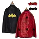 Great Pretenders Reversible Spider-Bat Cape and Mask (size 4-6)