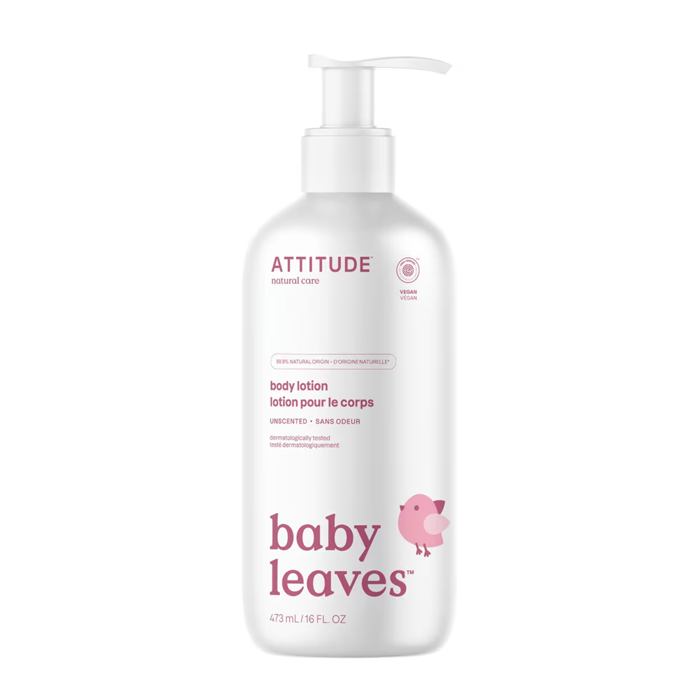 Attitude Baby Leaves Unscented Body Lotion (473ml)