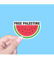 Radical Buttons Free Palestine watermelon sticker