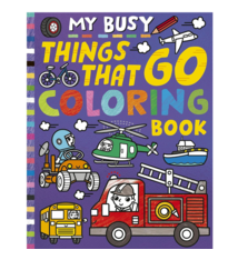 tiger tales My Busy Things That Go Coloring Book (3+)