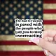 Radical Buttons The road to Fascism is Paved sticker