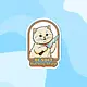 Radical Buttons BE SOFT But Stay Sharp sticker