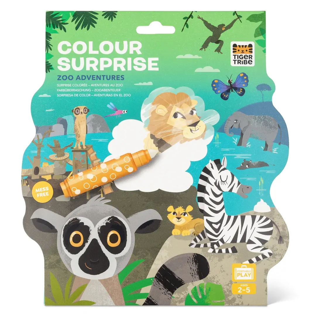 Tiger Tribe Colour Surprise - Zoo Adventures (2-5yrs)