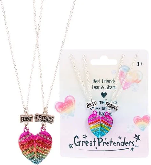 Great Pretenders Great Pretenders 86178 Glamour Gals Tear & Share Necklaces (3+)